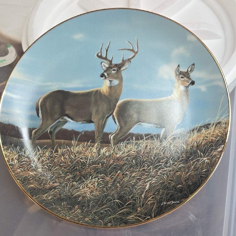 Danbury Mint Plate Autumn Hillside